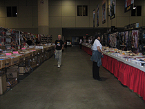 A pre-con opening view of one of the manga aisles.