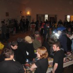 Some of the mid-morning crowd