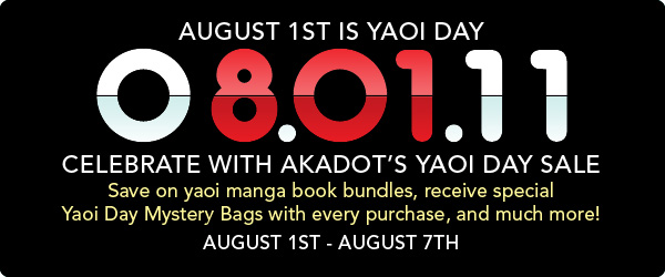 August 1st is Yaoi Day!